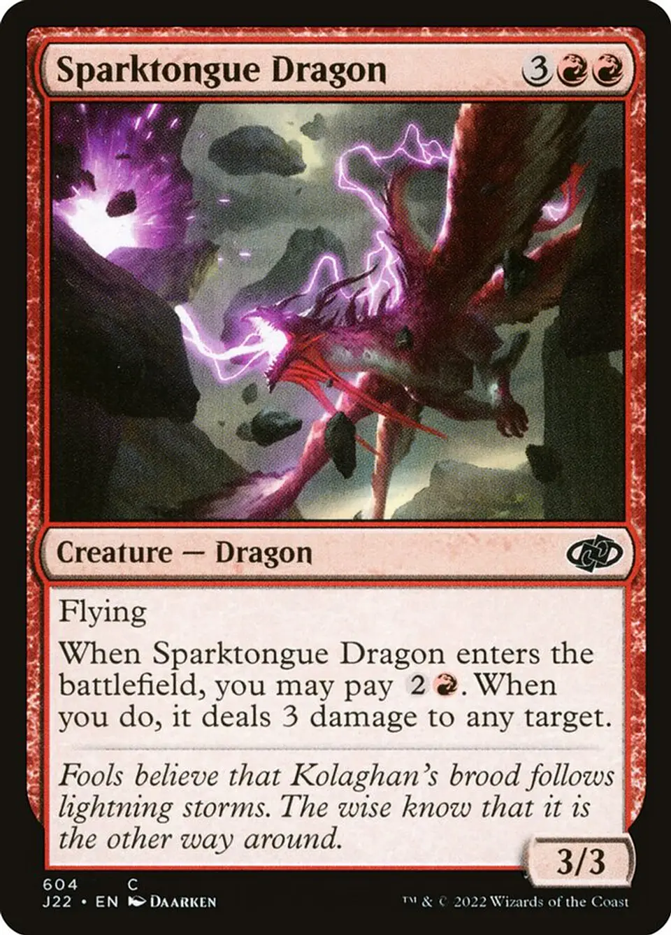 Sparktongue Dragon 1