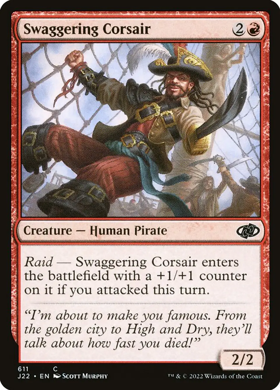 Swaggering Corsair 1