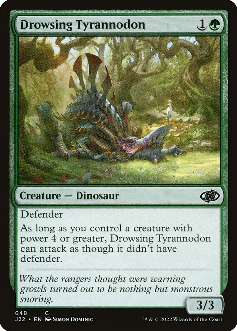 Drowsing Tyrannodon 1