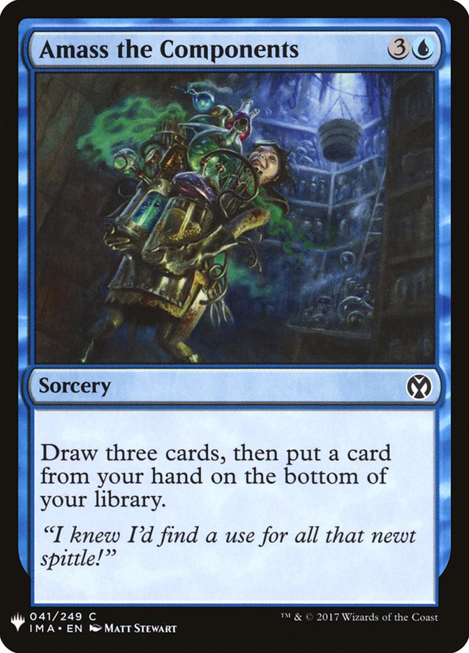 Amass the Components (The List)
