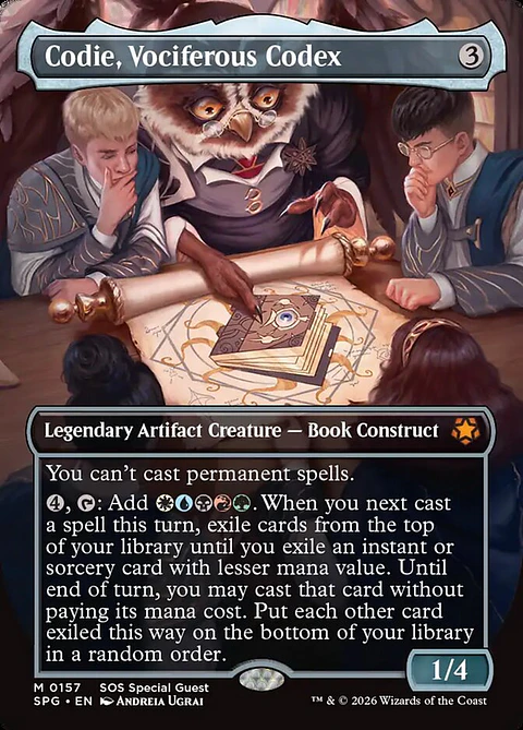 Codie, Vociferous Codex (Borderless)