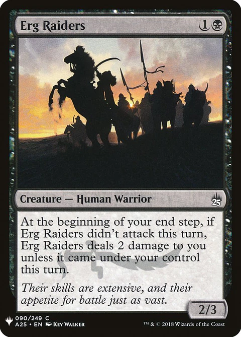 Erg Raiders (The List)