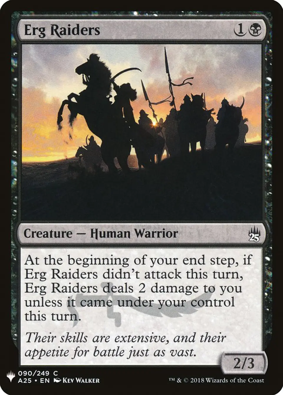 Erg Raiders (The List) 1