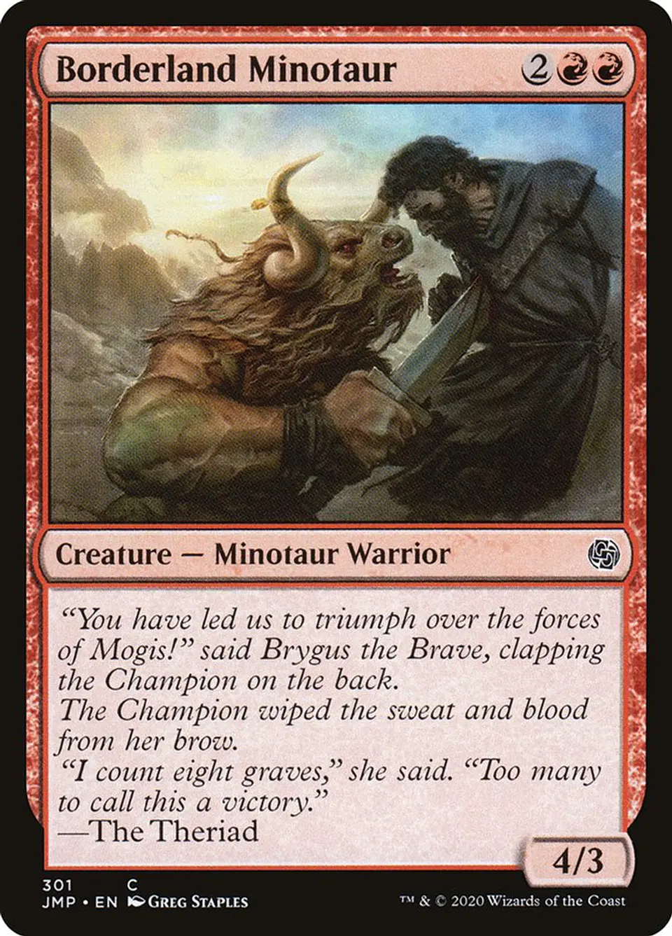 Borderland Minotaur 1