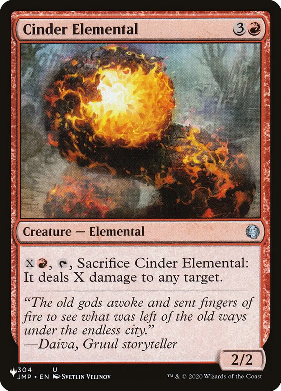 Cinder Elemental (The List) 1