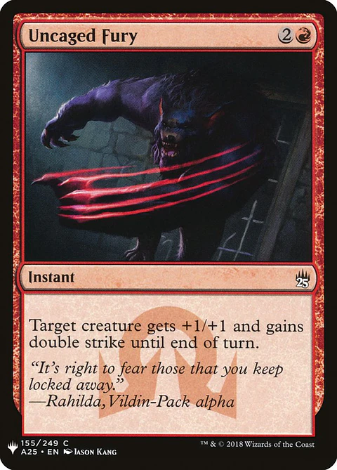 Uncaged Fury (The List)