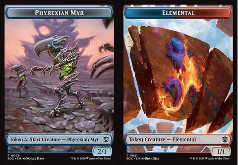 Phyrexian Myr // Elemental