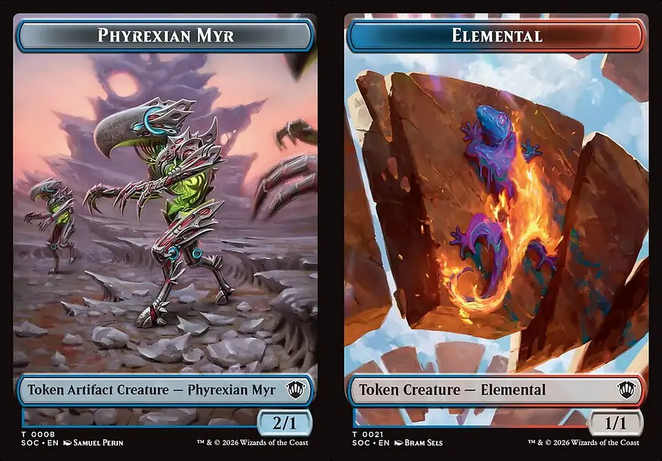 Phyrexian Myr // Elemental 1