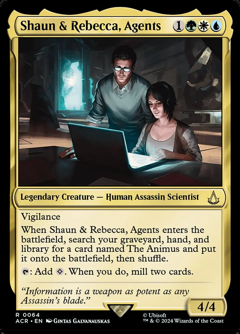 Shaun & Rebecca, Agents 1