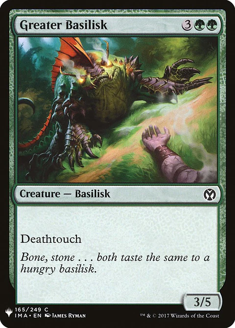 Greater Basilisk (The List)