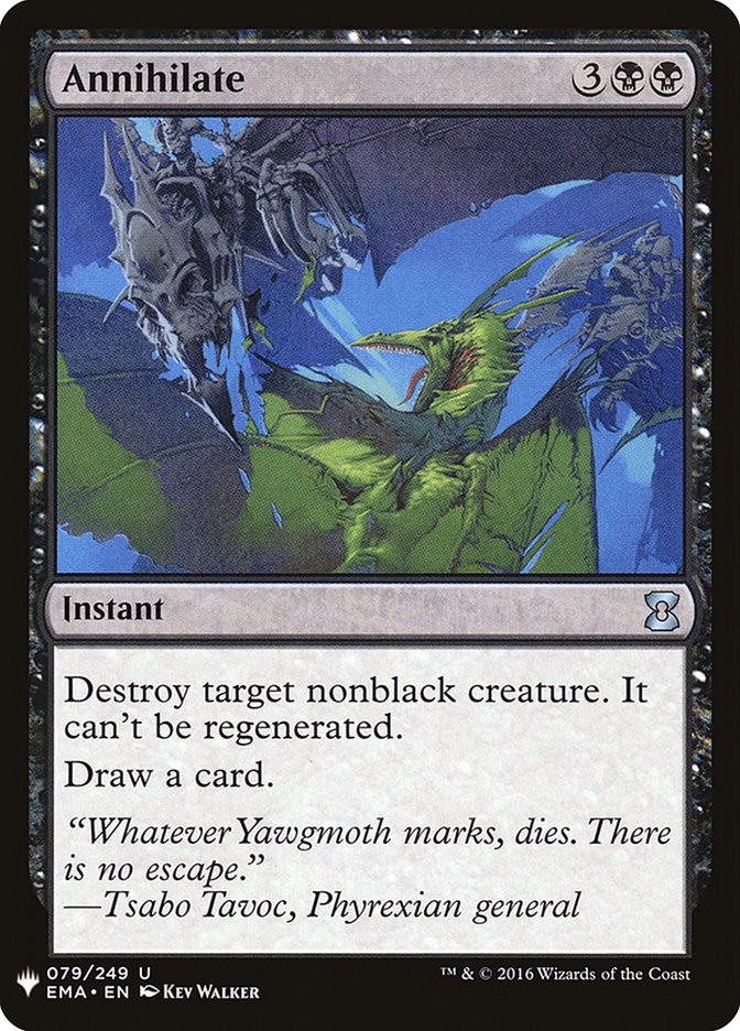 Annihilate (The List)