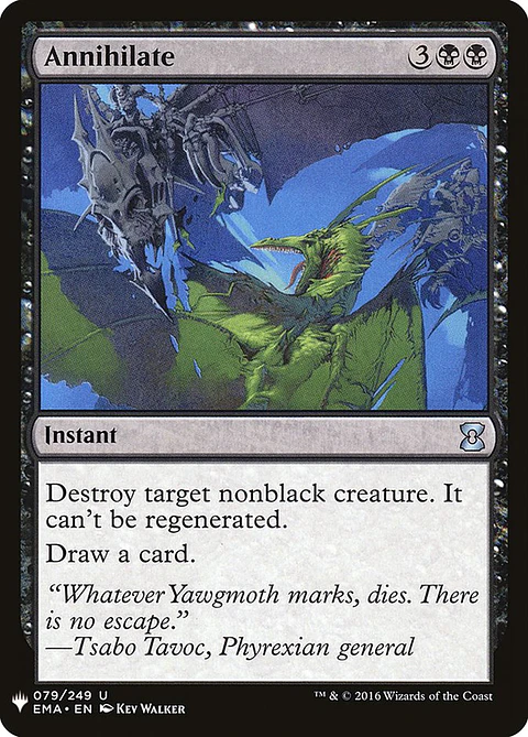 Annihilate (The List)