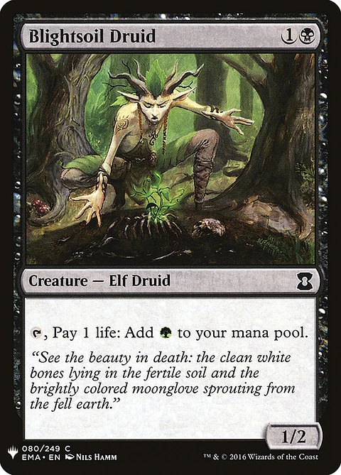 Blightsoil Druid (The List)
