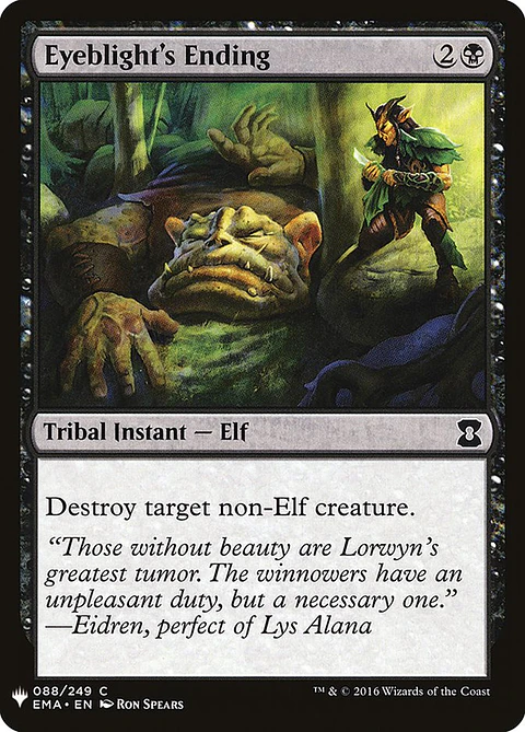 Eyeblight's Ending (The List)