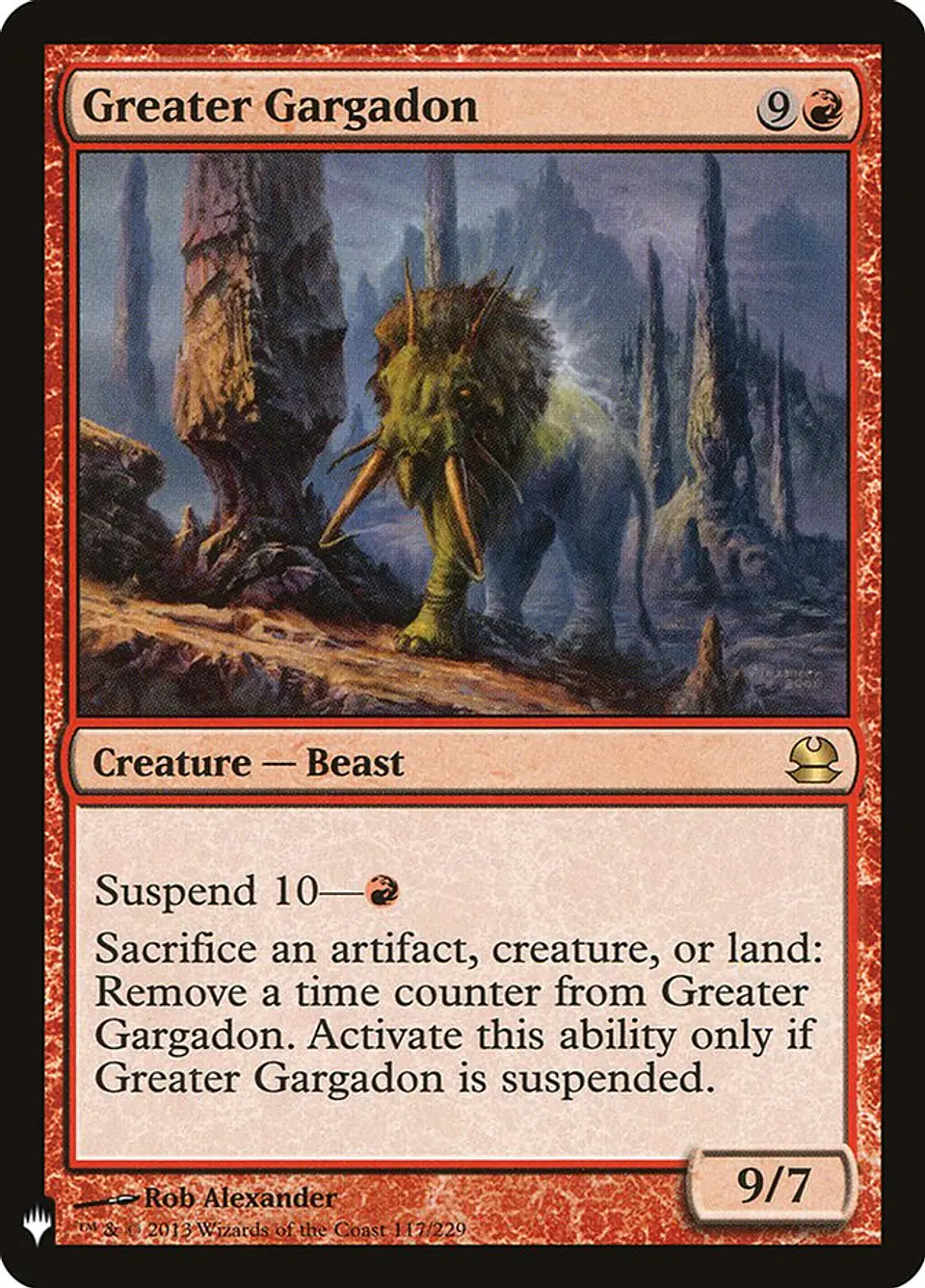 Greater Gargadon (The List) 1