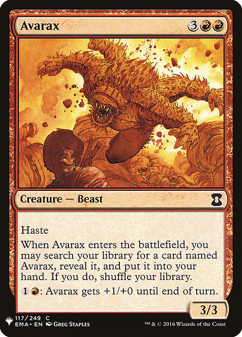 Avarax (The List)
