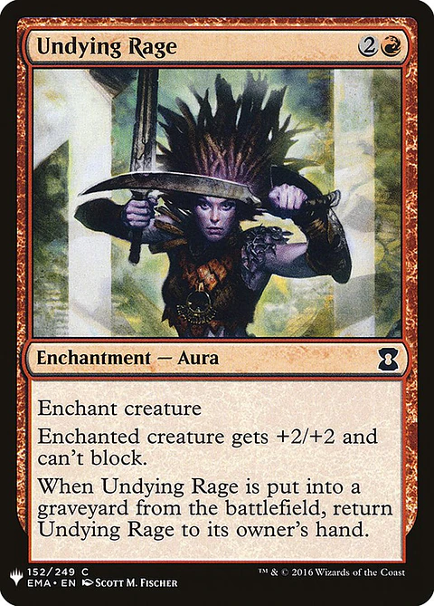 Undying Rage (The List)