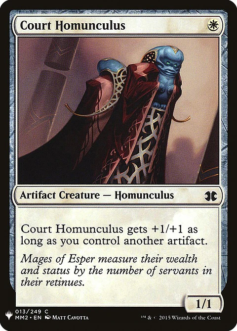 Court Homunculus (The List)