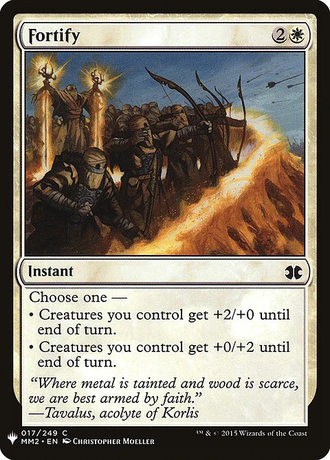 Fortify (The List)