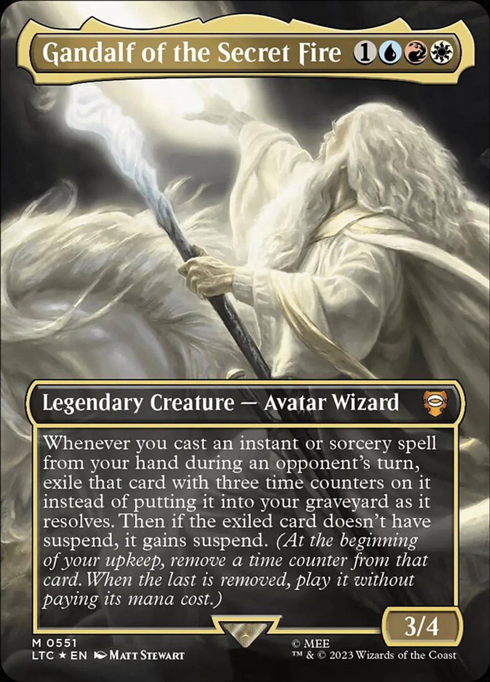 Gandalf of the Secret Fire (Borderless) 1