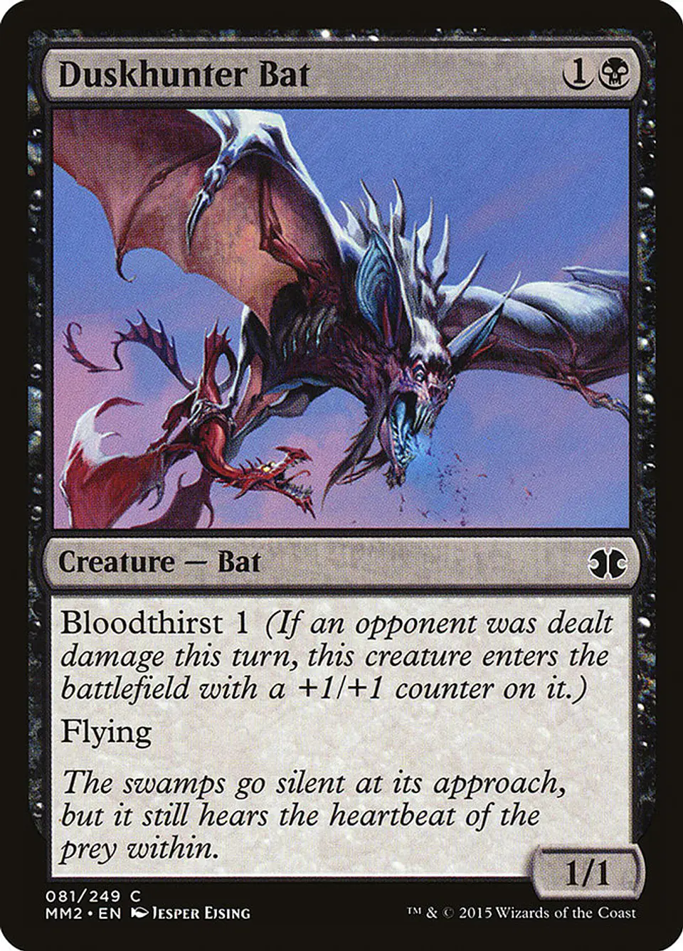Duskhunter Bat 1
