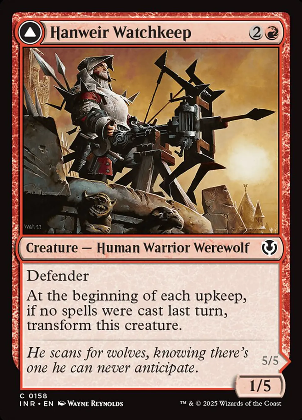 Hanweir Watchkeep // Bane of Hanweir 1