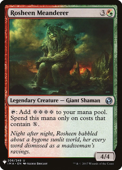 Rosheen Meanderer (The List)