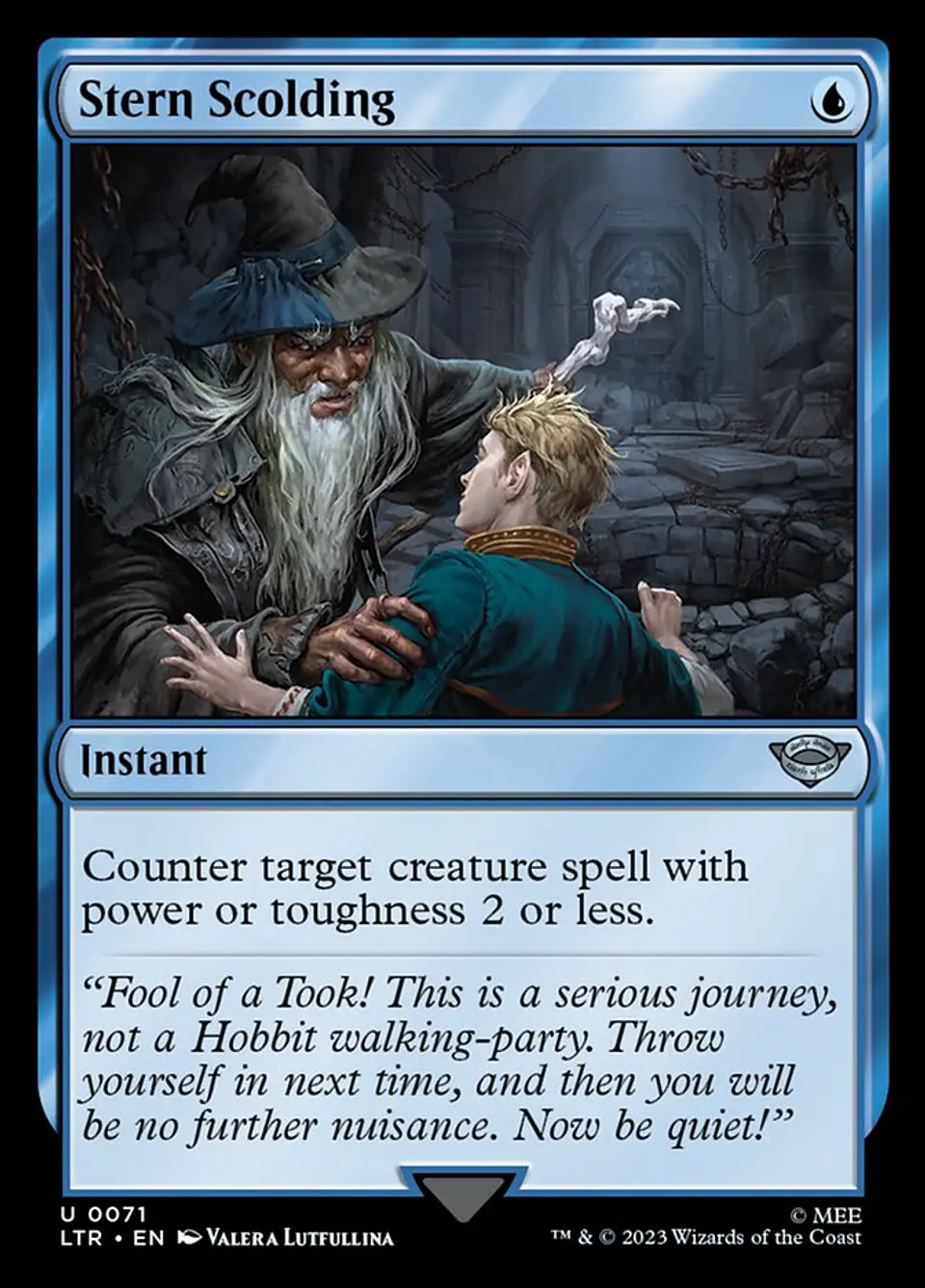Stern Scolding 1