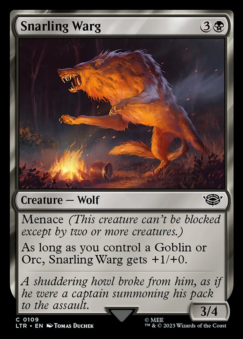 Snarling Warg 1