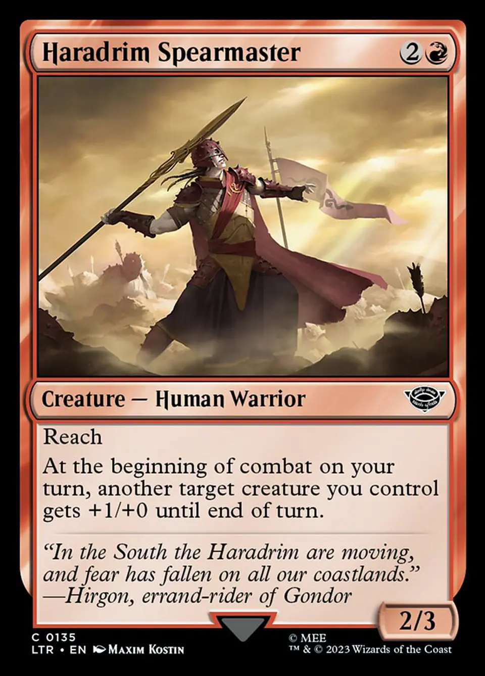Haradrim Spearmaster 1