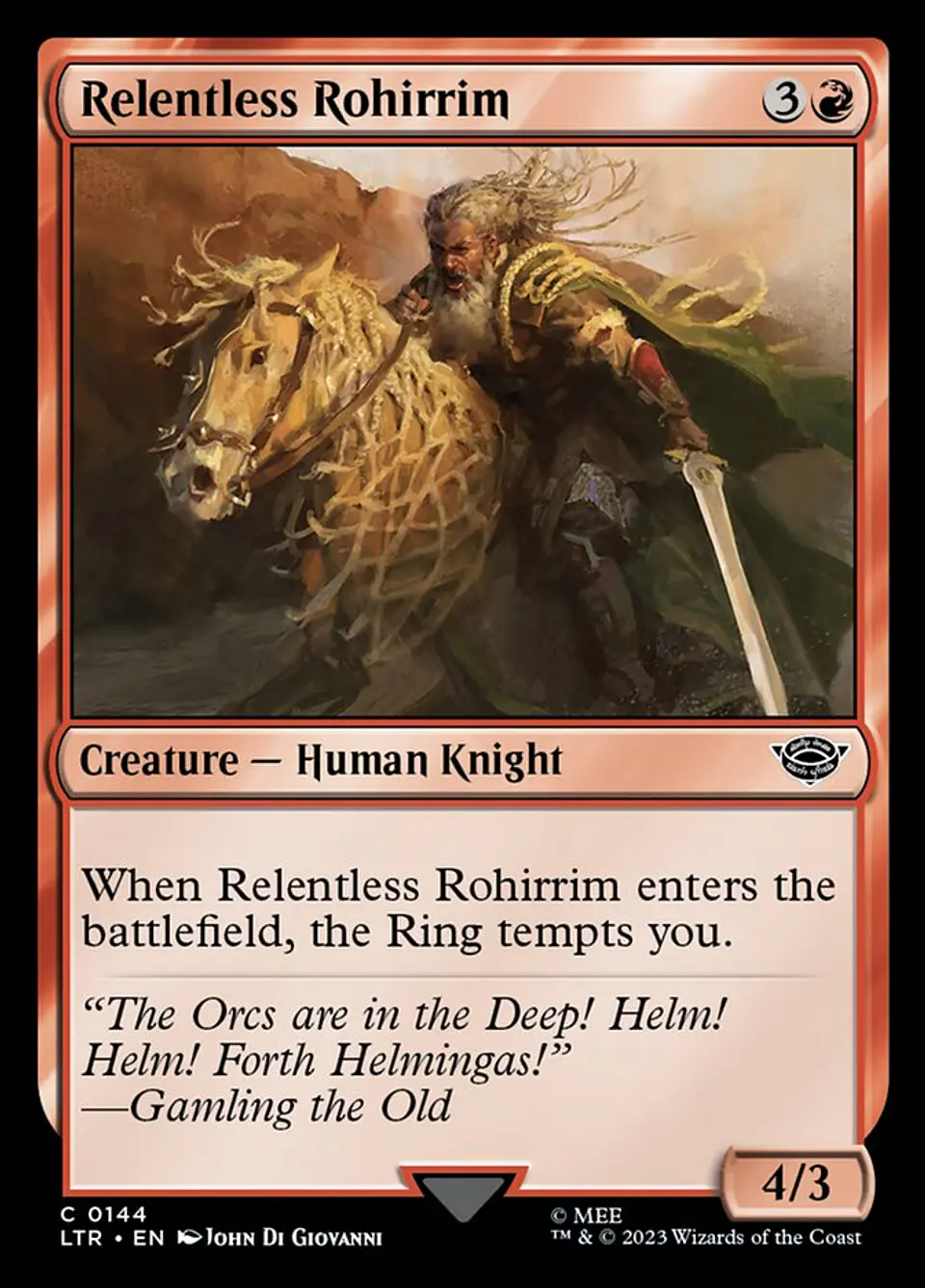 Relentless Rohirrim 1