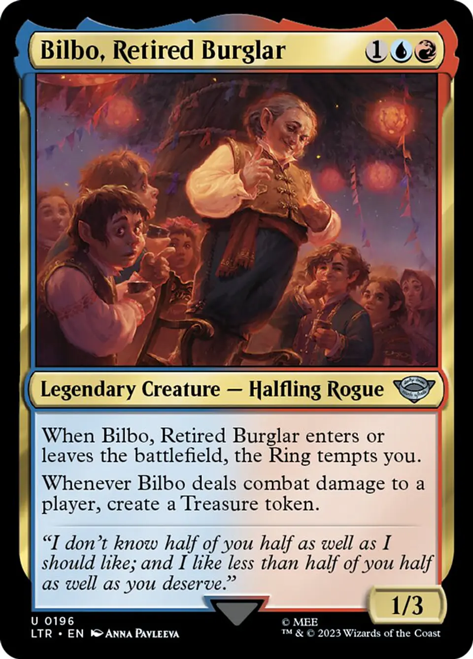 Bilbo, Retired Burglar 1
