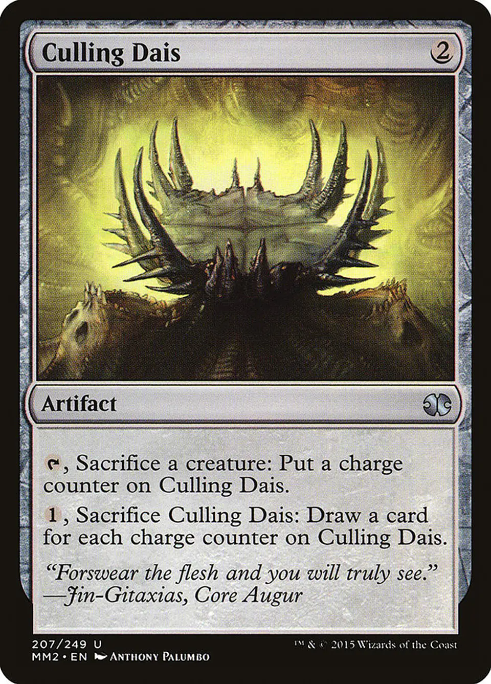 Culling Dais 1