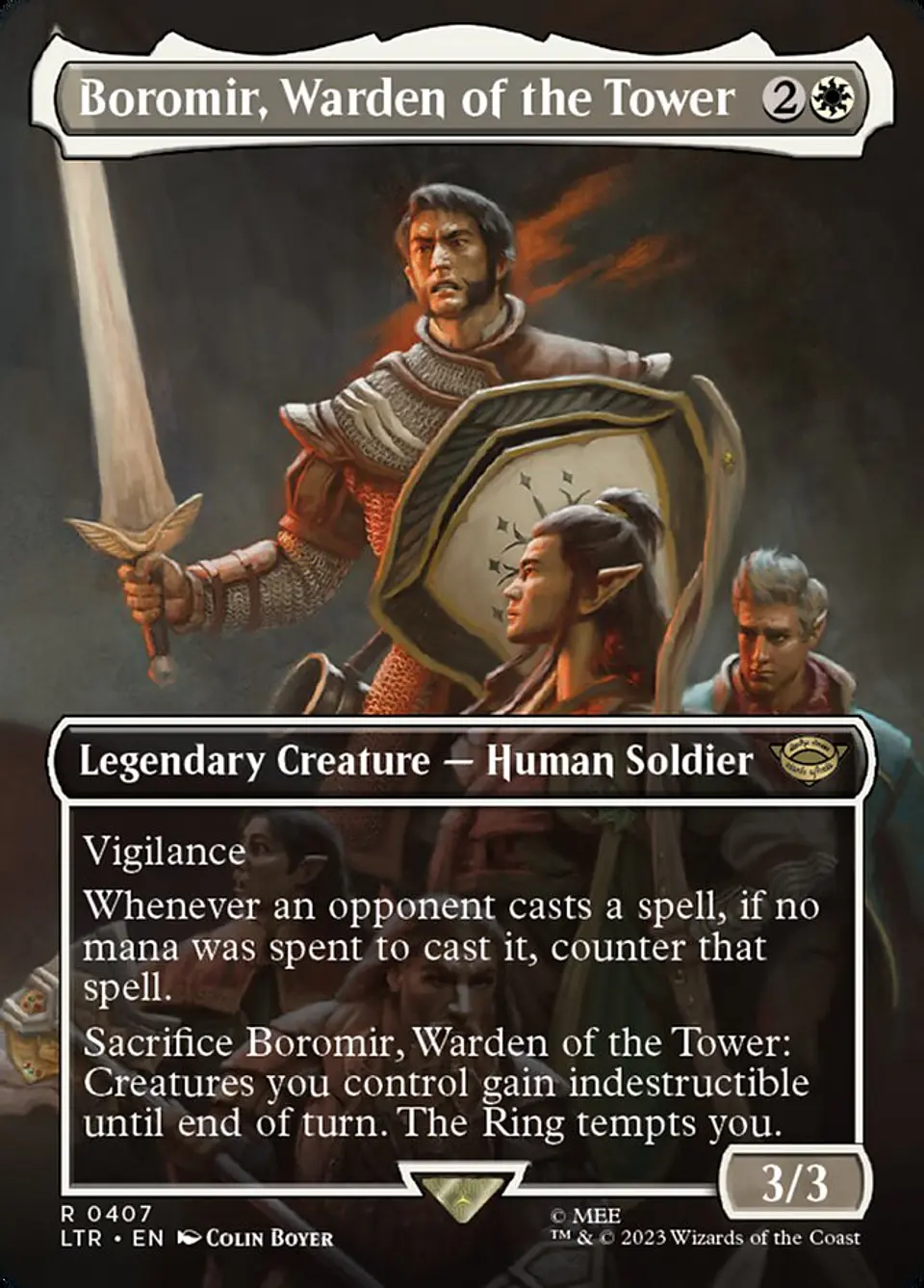 Boromir, Warden of the Tower (Borderless) 1