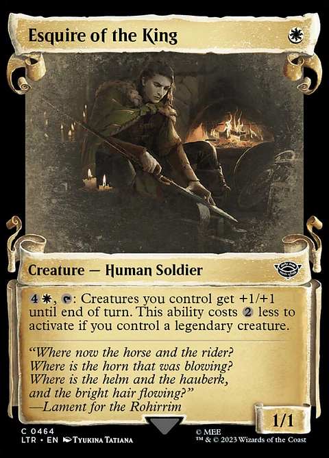Esquire of the King (Showcase)