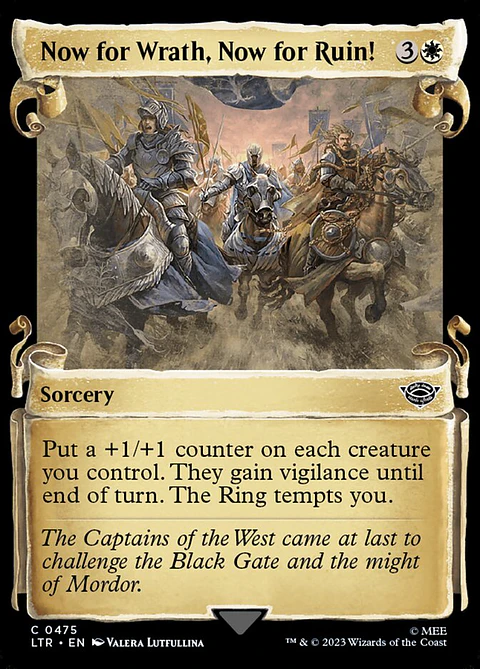 Now for Wrath, Now for Ruin! (Showcase)