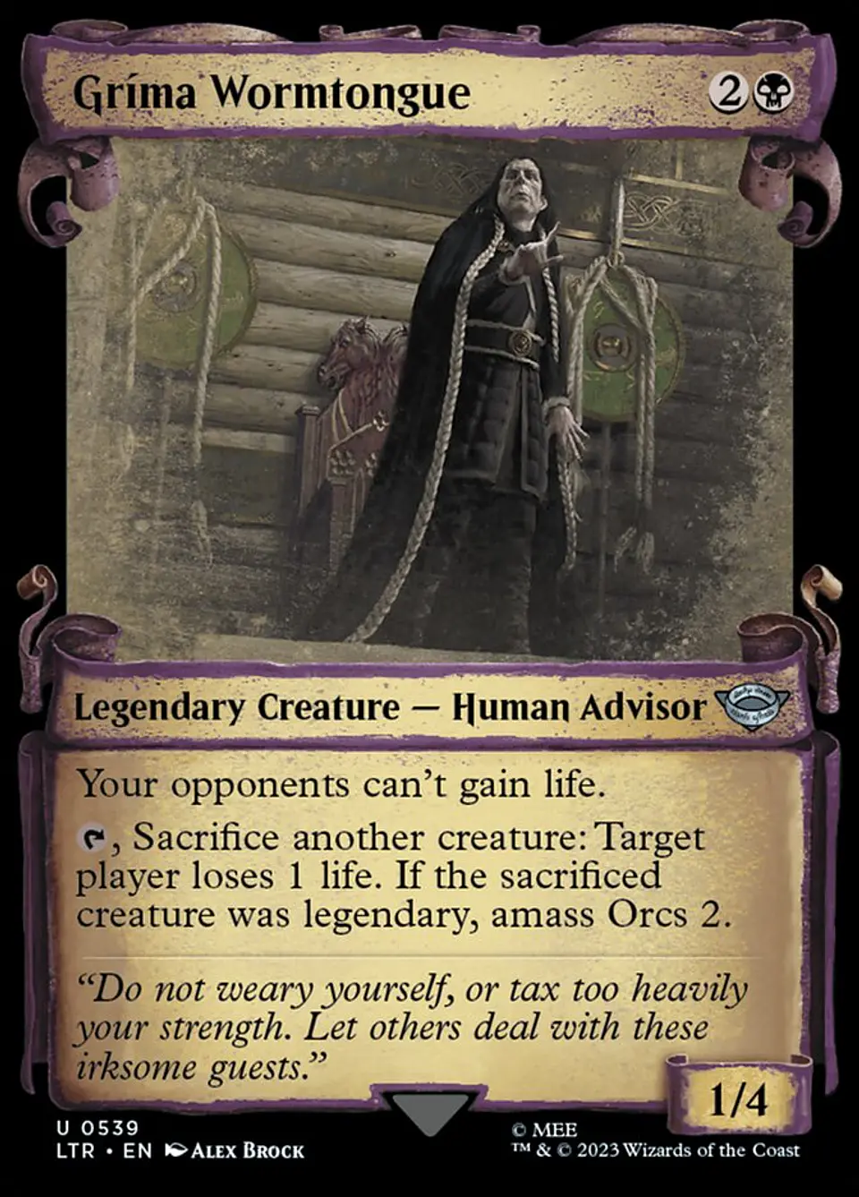 Gríma Wormtongue (Showcase) 1