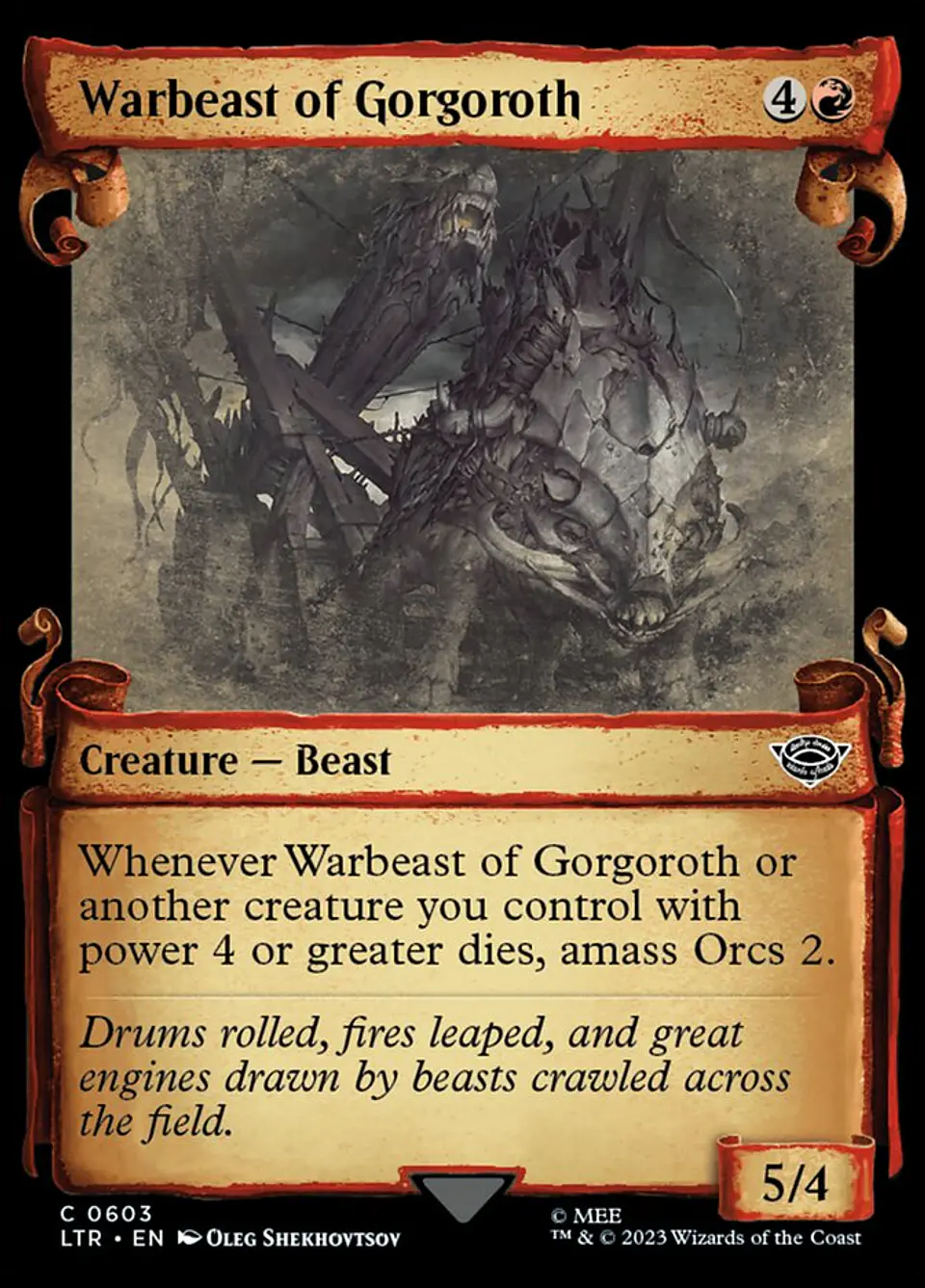 Warbeast of Gorgoroth (Showcase) 1