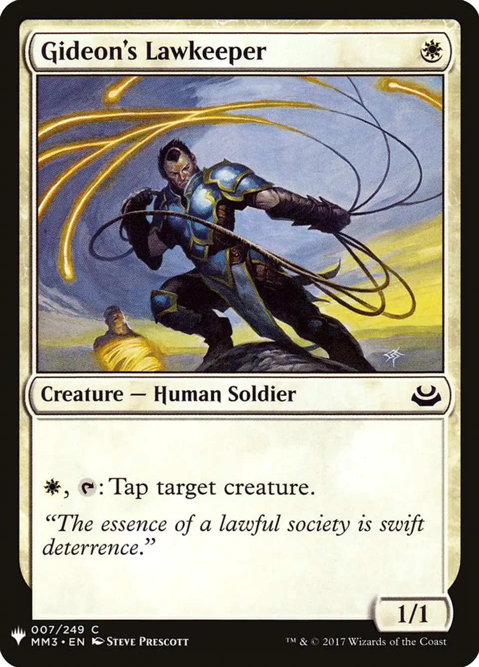 Gideon's Lawkeeper (The List) 1