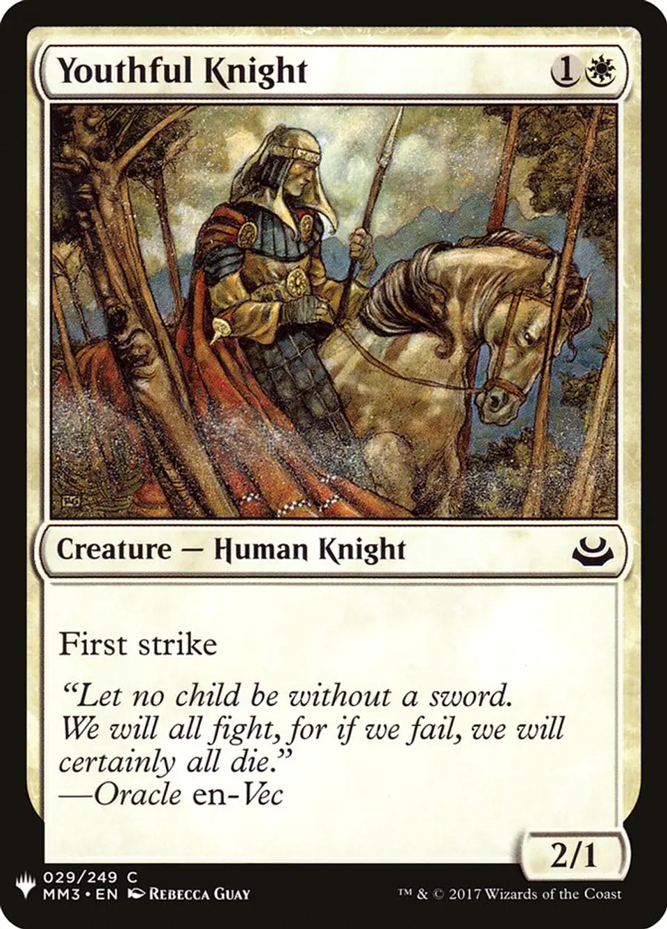 Youthful Knight (The List) 1