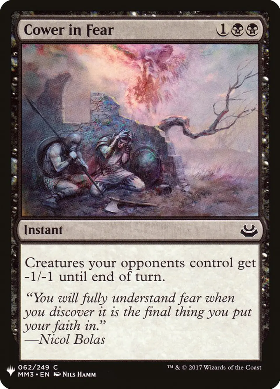Cower in Fear (The List) 1