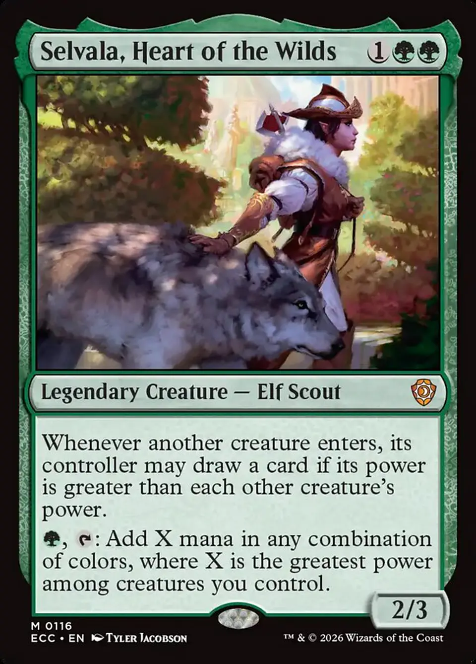 Selvala, Heart of the Wilds 1
