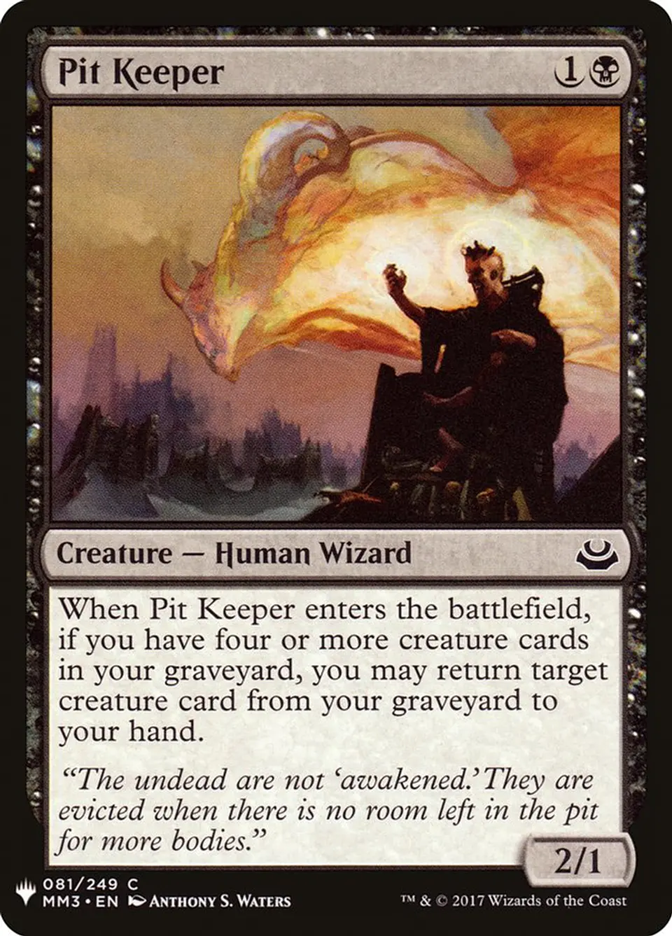 Pit Keeper (The List) 1