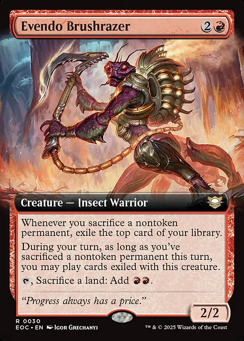 Evendo Brushrazer (Extended Art)