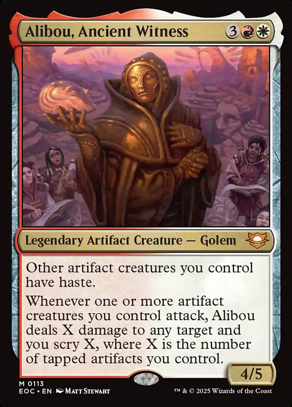 Alibou, Ancient Witness 1