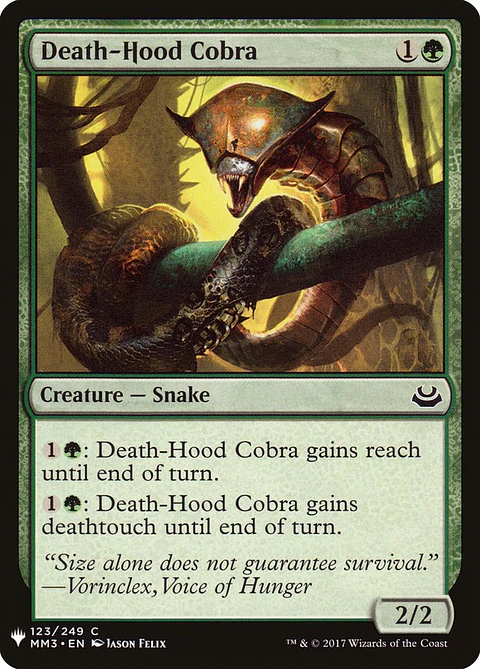 Death-Hood Cobra (The List)