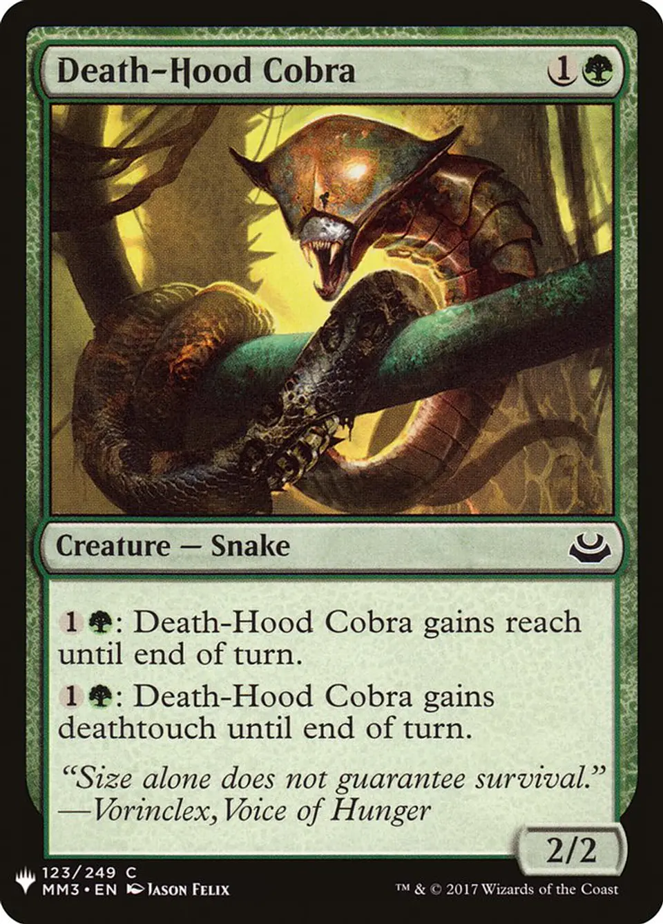 Death-Hood Cobra (The List) 1