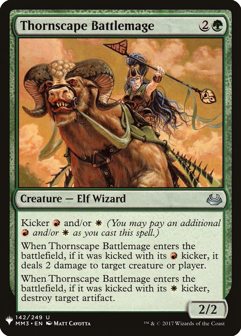 Thornscape Battlemage (The List) 1