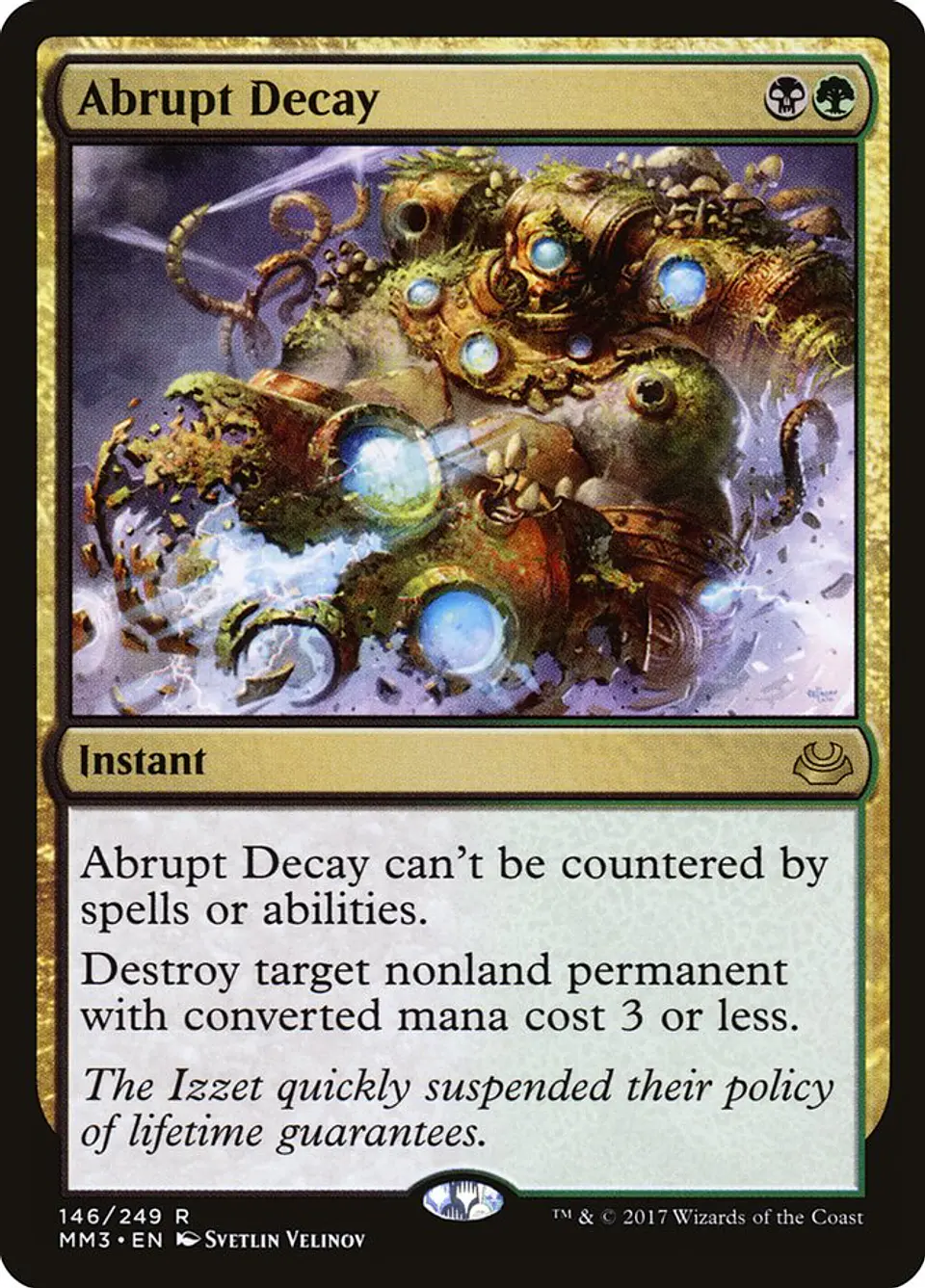 Abrupt Decay 1