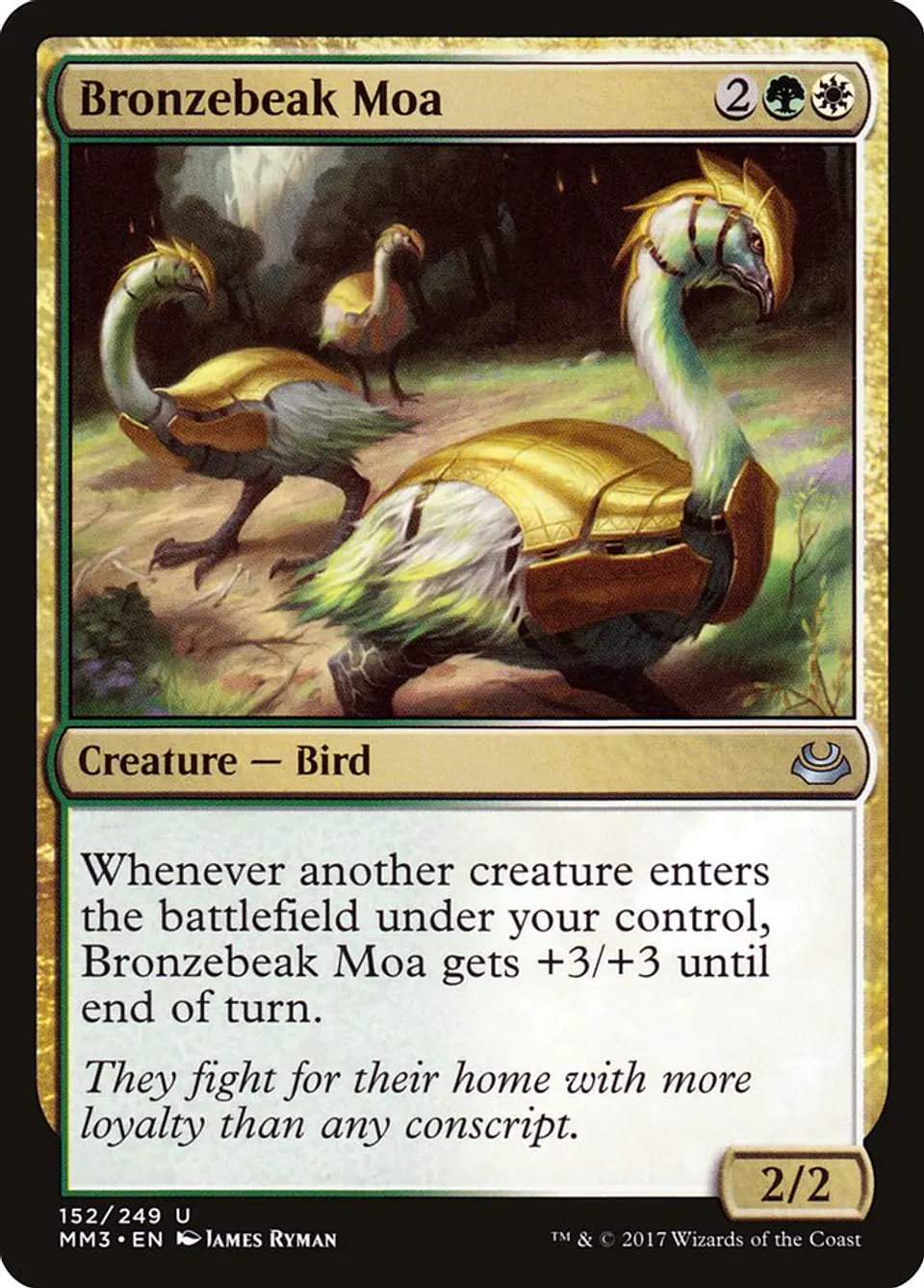 Bronzebeak Moa 1